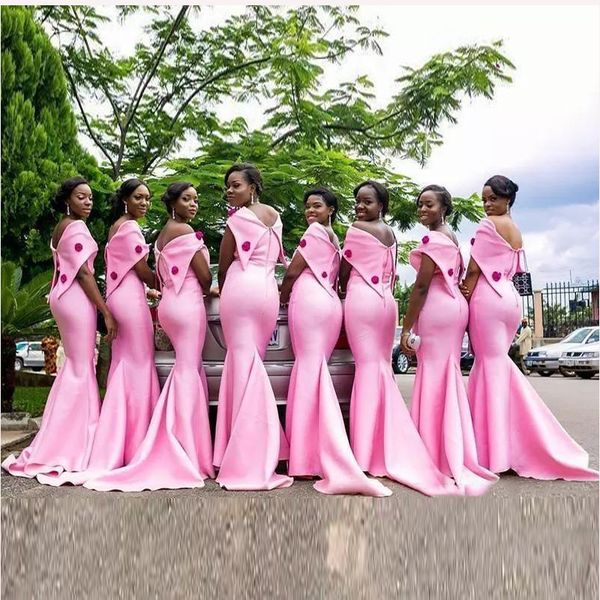 2018 saudi arabic pink mermaid bridesmaid dresses off the shoulder sash maid of honor dresses satin wedding guest dress zipper back, White;pink
2018 saudi arabic pink mermaid bridesmaid dresses off the shoulder sash maid of honor dresses satin wedding guest dress zipper back, White;pink