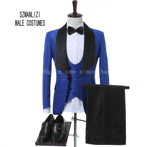 2018 latest coat pant design custom made classic royal blue flower men wedding suits man blazer groom suit tuxedos prom party suits, Black;gray
2018 latest coat pant design custom made classic royal blue flower men wedding suits man blazer groom suit tuxedos prom party suits, Black;gray