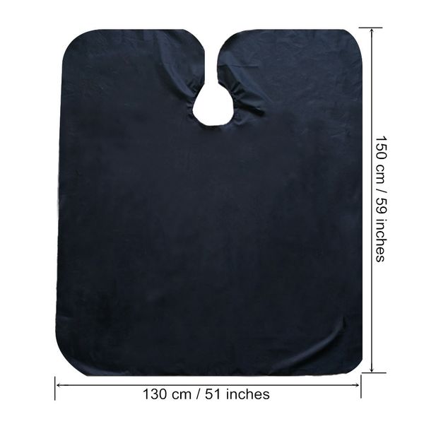 150cm140cm professional barber cape hair cutting salon cape hairdressing apron black waterproof hairdressers barbers cape gown, Black;white
150cm140cm professional barber cape hair cutting salon cape hairdressing apron black waterproof hairdressers barbers cape gown, Black;white
