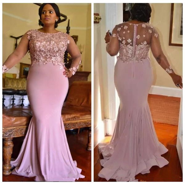 2021 sheer 3d flowers adorned plus size mermaid lace arabic evening dresses long sleeves beaded prom gowns pearls, Black;red
2021 sheer 3d flowers adorned plus size mermaid lace arabic evening dresses long sleeves beaded prom gowns pearls, Black;red