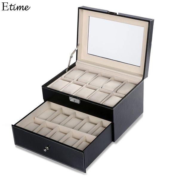 fanala 20 grid slots jewelry organizer watches boxes display storage box case leather square jewelry, Black;blue
fanala 20 grid slots jewelry organizer watches boxes display storage box case leather square jewelry, Black;blue