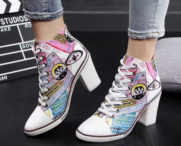 popular women new fashion high casual high heel spring chunky heel girls lace up round toes carved lace up ankle boots ing, Black
popular women new fashion high casual high heel spring chunky heel girls lace up round toes carved lace up ankle boots ing, Black