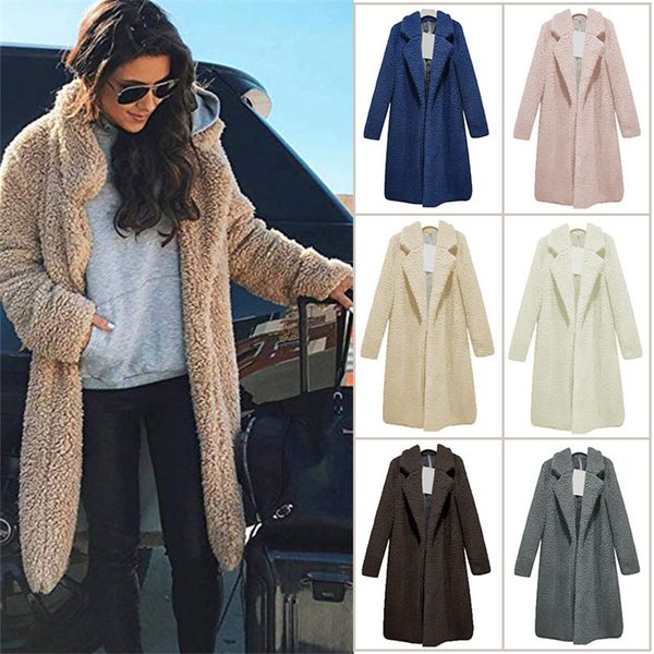 2018 women long fur coat winter warm faux fur jacket ladies furry overcoat long sleeve cardigan outwear overcoat plus size 3xl, Black
2018 women long fur coat winter warm faux fur jacket ladies furry overcoat long sleeve cardigan outwear overcoat plus size 3xl, Black