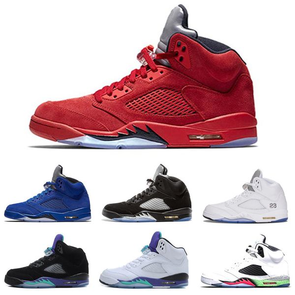 High Quality 5 5s Black Metallic 3M Reflect Black Grape Oreo Basketball Shoes Men 5s Red Suede CDP White Cement Sneakers
High Quality 5 5s Black Metallic 3M Reflect Black Grape Oreo Basketball Shoes Men 5s Red Suede CDP White Cement Sneakers