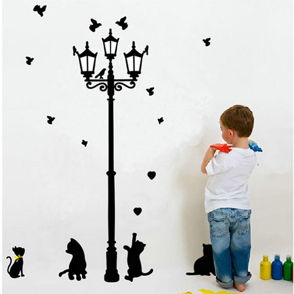 wall sticker lovely cats street lamp lighs pattern decal removable art vinyl mural decal decor stickers on wall
wall sticker lovely cats street lamp lighs pattern decal removable art vinyl mural decal decor stickers on wall