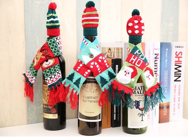 christmas decorations for home santa claus wine bottle cover clothes set hat cap scarf table decor 2019 navidad new year gifts b0002
christmas decorations for home santa claus wine bottle cover clothes set hat cap scarf table decor 2019 navidad new year gifts b0002