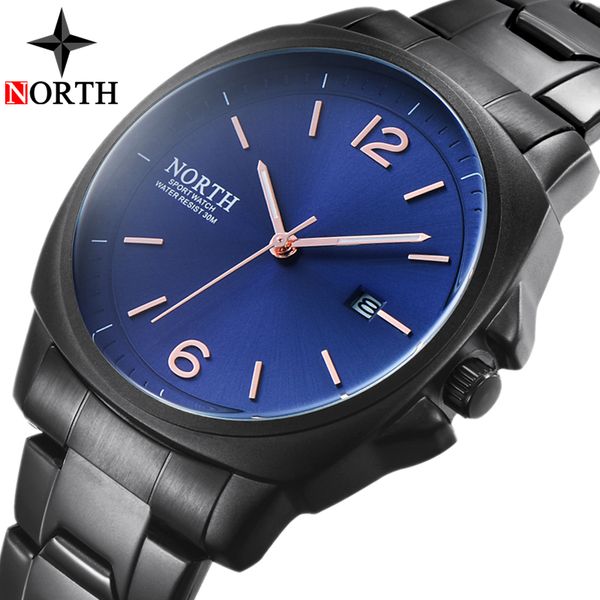 north mens watches waterproof sport quartz watch men full steel date casual watches relogio masculino, Slivery;brown
north mens watches waterproof sport quartz watch men full steel date casual watches relogio masculino, Slivery;brown