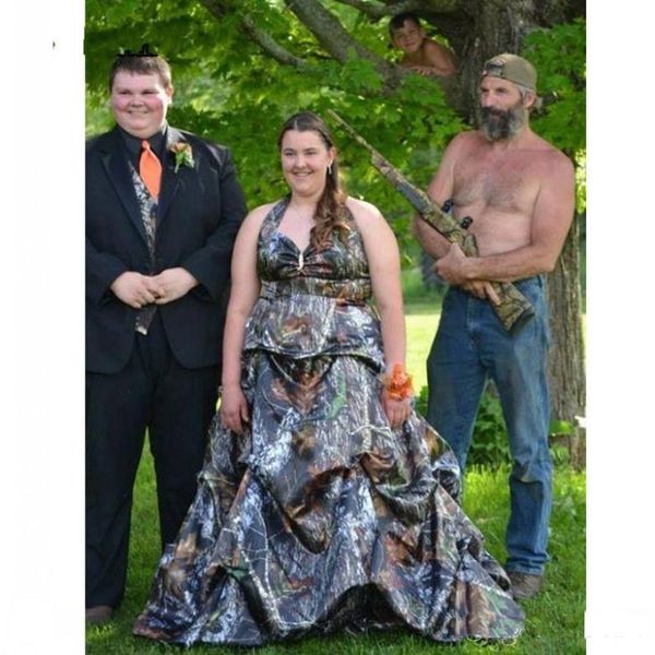 new arrival camo wedding dresses 2017 sweep train plus size country wedding dress pick-up unique camouflage bridal gown custom made, White
new arrival camo wedding dresses 2017 sweep train plus size country wedding dress pick-up unique camouflage bridal gown custom made, White