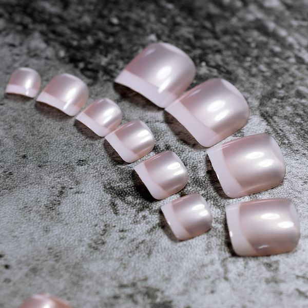 shiny french summer toe fake nails white squoval short square light pink acrylic nail tips faux ongles with glue sticker z531, Red;gold
shiny french summer toe fake nails white squoval short square light pink acrylic nail tips faux ongles with glue sticker z531, Red;gold