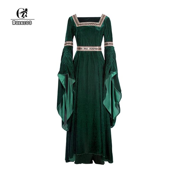 rolecos flannel lolita dress renaissance victorian dress women halloween costume retro vintage long sleeve party clothing, Black;red
rolecos flannel lolita dress renaissance victorian dress women halloween costume retro vintage long sleeve party clothing, Black;red