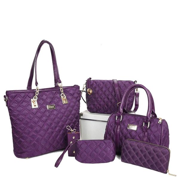 Pink sugao luxury bag shoulder lattice nylon 6pcs/set fashion designer handbag tote bag crossbody bag women messenger purses with wallet
Pink sugao luxury bag shoulder lattice nylon 6pcs/set fashion designer handbag tote bag crossbody bag women messenger purses with wallet