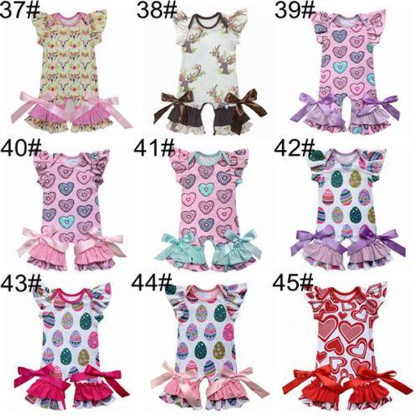 2018 summer kids clothing baby girls short sleeve rompers ruffle floral jumpsuits valentines days gifts easter newborn romper, Blue
2018 summer kids clothing baby girls short sleeve rompers ruffle floral jumpsuits valentines days gifts easter newborn romper, Blue