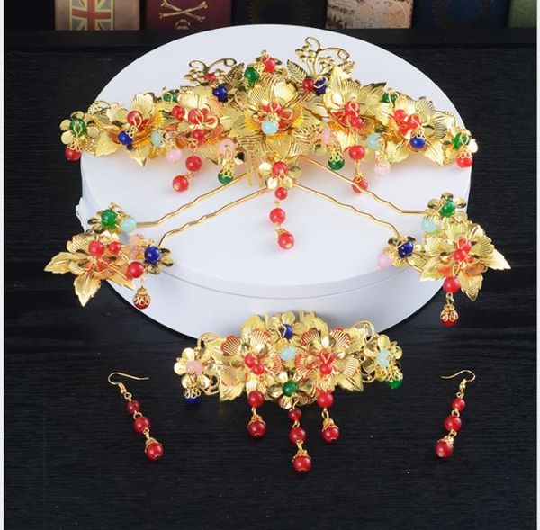 bridal headwear, chinese hairpin, hairpin set, ancient wedding dress, fringes, hair accessories, accessories, Slivery;golden
bridal headwear, chinese hairpin, hairpin set, ancient wedding dress, fringes, hair accessories, accessories, Slivery;golden
