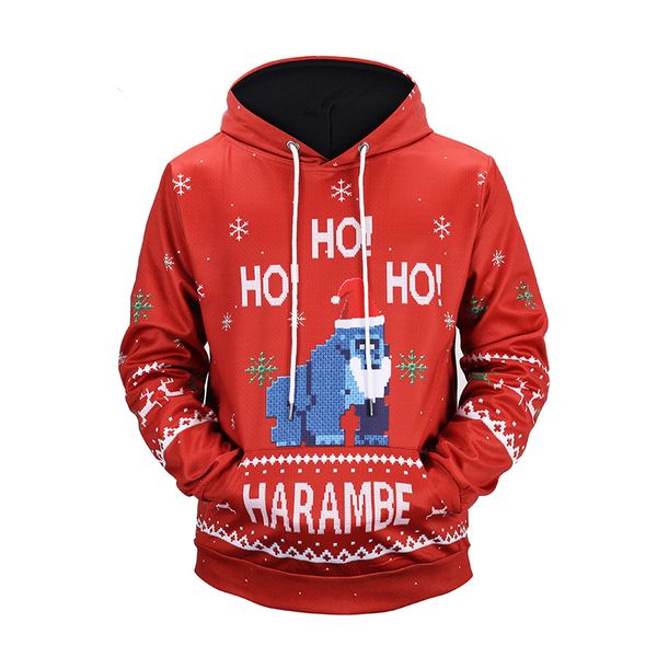 2018 new harambe gorilla cmas printing 3d hoodies spring winter men women 3d hoodie sweatshirt for men hoodies sweatshirts, Black
2018 new harambe gorilla cmas printing 3d hoodies spring winter men women 3d hoodie sweatshirt for men hoodies sweatshirts, Black