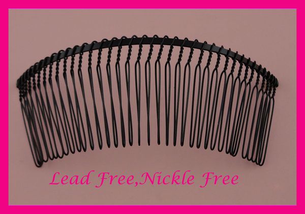 10pcs 4.3cm*12.0cm 36teeth black plain metal hair combs for bridal hair accessories at lead and nickle bargain for bulk, White;golden
10pcs 4.3cm*12.0cm 36teeth black plain metal hair combs for bridal hair accessories at lead and nickle bargain for bulk, White;golden