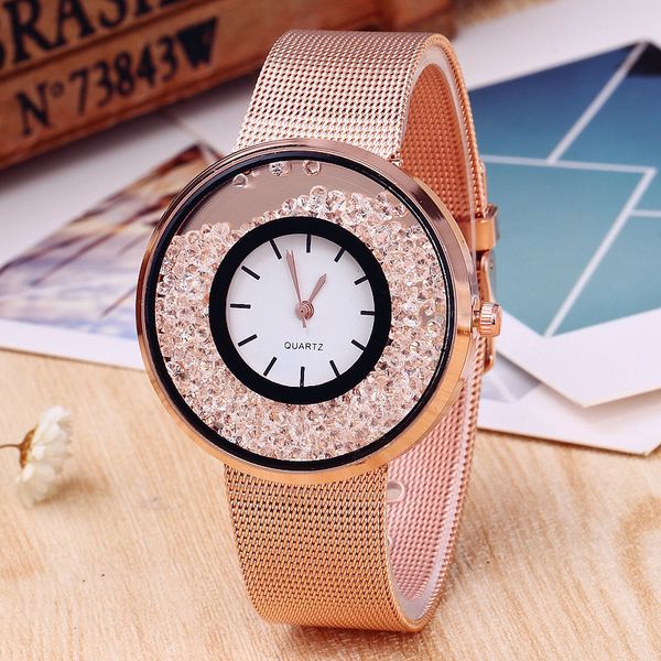 chaomo simple ladies fashion jewelry trend alloy mesh with quicksand ball watch wholesale, Slivery;brown
chaomo simple ladies fashion jewelry trend alloy mesh with quicksand ball watch wholesale, Slivery;brown