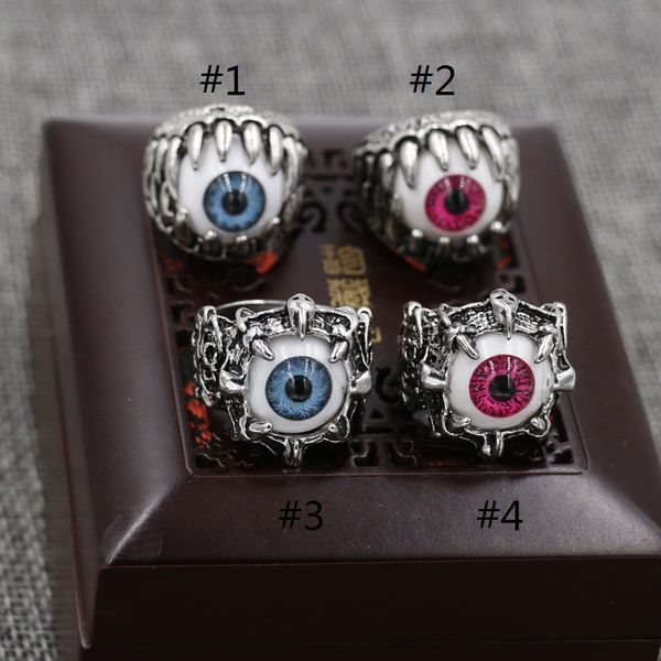vintage dragon claw evil eye skull riing new fashion stainless steel biker ring devil eyeball rings, Silver
vintage dragon claw evil eye skull riing new fashion stainless steel biker ring devil eyeball rings, Silver
