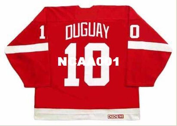 men #10 ron duguay detroit red wings 1984 ccm vintage hockey jersey or custom any name or number retro jersey, Black;red
men #10 ron duguay detroit red wings 1984 ccm vintage hockey jersey or custom any name or number retro jersey, Black;red