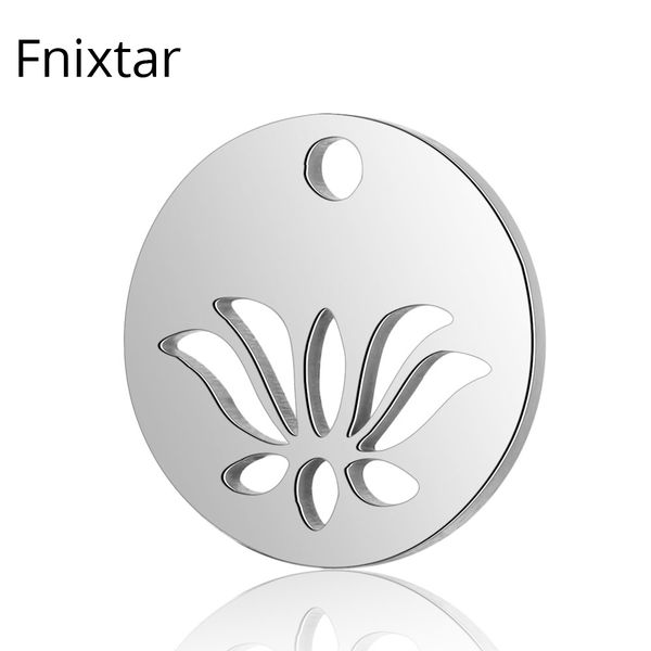 fnixtar 316l stainless steel lotus flower round charms for women jewelry accessories mini charms pendant 20pcs/lot, Bronze;silver
fnixtar 316l stainless steel lotus flower round charms for women jewelry accessories mini charms pendant 20pcs/lot, Bronze;silver