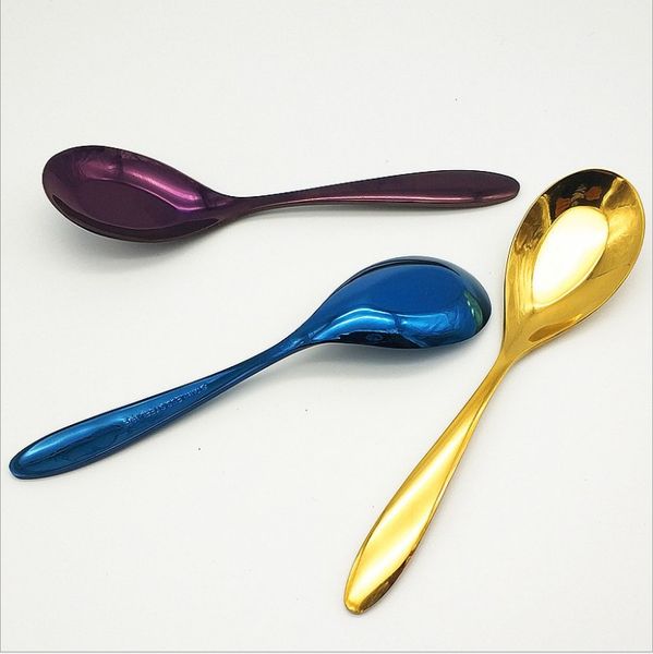 2018 1pcs titanium gold upscale dinnerware 304 stainless steel western flat spoon kitchen l tableware dinner
2018 1pcs titanium gold upscale dinnerware 304 stainless steel western flat spoon kitchen l tableware dinner