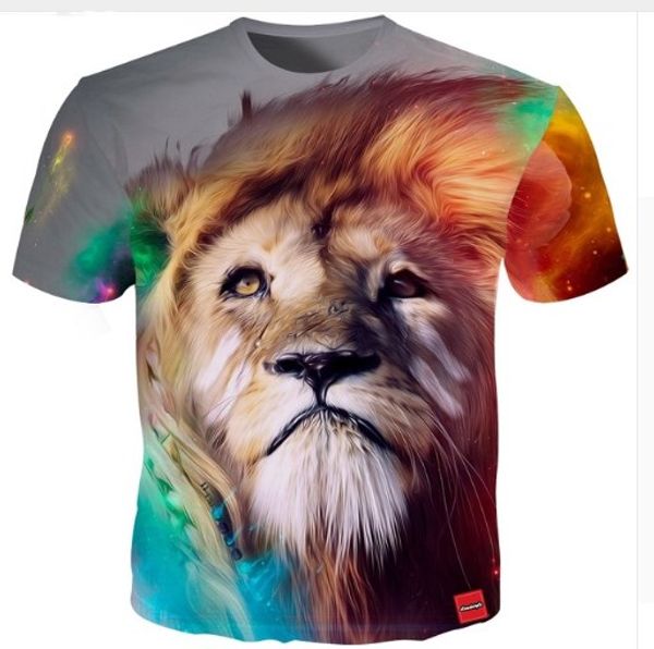2018 new design summer t shirt men lion print animal 3d t shirt casual cool t shirt men/women hip hop tees streetwear u345, White;black
2018 new design summer t shirt men lion print animal 3d t shirt casual cool t shirt men/women hip hop tees streetwear u345, White;black