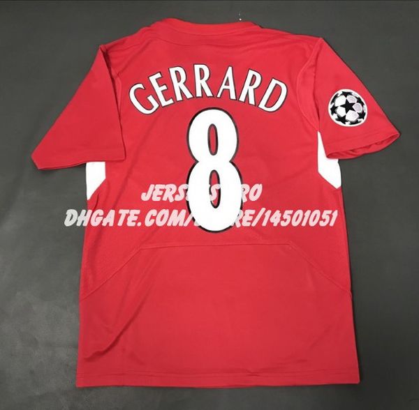 Retro occer jer ey teven gerrard anfield 2004 2005 champion league ucl final jer ey hirt cami eta home red football maillot de foot
Retro occer jer ey teven gerrard anfield 2004 2005 champion league ucl final jer ey hirt cami eta home red football maillot de foot