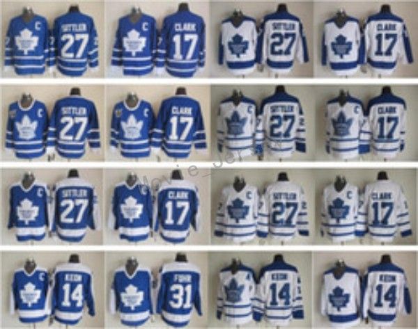 men toronto maple leafs 31 grant fuhr 14 dave keon 17 wendel clark 27 darryl sittler vintage classic blue white green, Black;red
men toronto maple leafs 31 grant fuhr 14 dave keon 17 wendel clark 27 darryl sittler vintage classic blue white green, Black;red