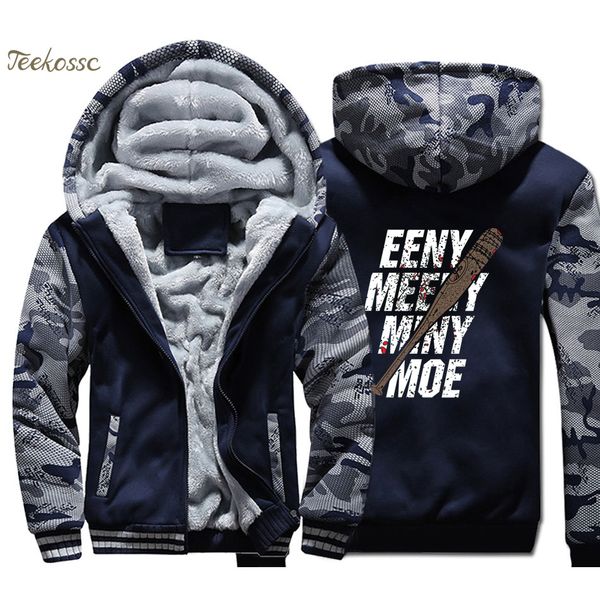 eeny meeny miny moe negan lucille bat zombie hoodie men print hooded sweatshirt coat 2018 winter warm fleece thick zipper jacket, Black
eeny meeny miny moe negan lucille bat zombie hoodie men print hooded sweatshirt coat 2018 winter warm fleece thick zipper jacket, Black