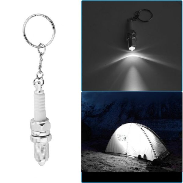 2018 novelty led flashlight keychain car auto parts key ring chain shaped outside tuning keyring keyfob pendent accessories, Silver
2018 novelty led flashlight keychain car auto parts key ring chain shaped outside tuning keyring keyfob pendent accessories, Silver