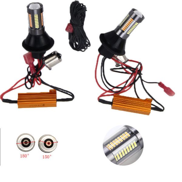 2x dual color t20 7440 66smd s25 1156 ba15s bau15s auto light bulbs dc12v turn signal lamp drl running light with canbus white ambe
2x dual color t20 7440 66smd s25 1156 ba15s bau15s auto light bulbs dc12v turn signal lamp drl running light with canbus white ambe