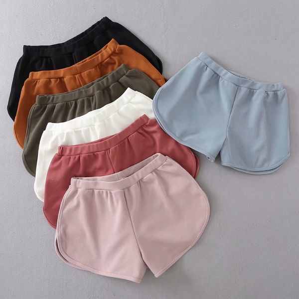 summer street casual women short pants women all-match loose solid soft cotton casual female stretch shorts, White;black
summer street casual women short pants women all-match loose solid soft cotton casual female stretch shorts, White;black