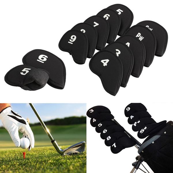 10 pcs/lot golf head cover club iron putter head protector set neoprene black new sale
10 pcs/lot golf head cover club iron putter head protector set neoprene black new sale