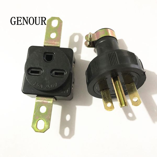 japan type one set plug and socket set for small gasoline generators parts accessories et950 et650 tg950 15a 250v cheap
japan type one set plug and socket set for small gasoline generators parts accessories et950 et650 tg950 15a 250v cheap