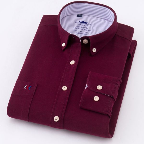 100% cotton shirt men oxford long sleeve solid color casual shirts for men designs red with left pocket male camisa masculina5xl, White;black
100% cotton shirt men oxford long sleeve solid color casual shirts for men designs red with left pocket male camisa masculina5xl, White;black