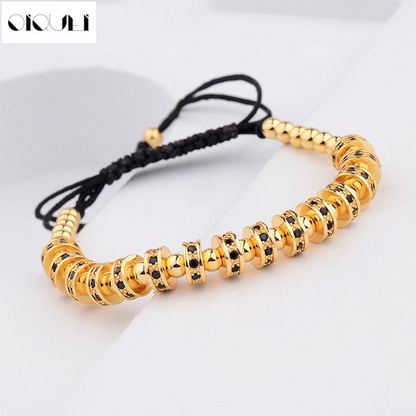 oiquei new charm cubic zirconia cz geometry bracelet for woman man 4mm copper beads briading macrame bracelet pulseira masculina, Black
oiquei new charm cubic zirconia cz geometry bracelet for woman man 4mm copper beads briading macrame bracelet pulseira masculina, Black