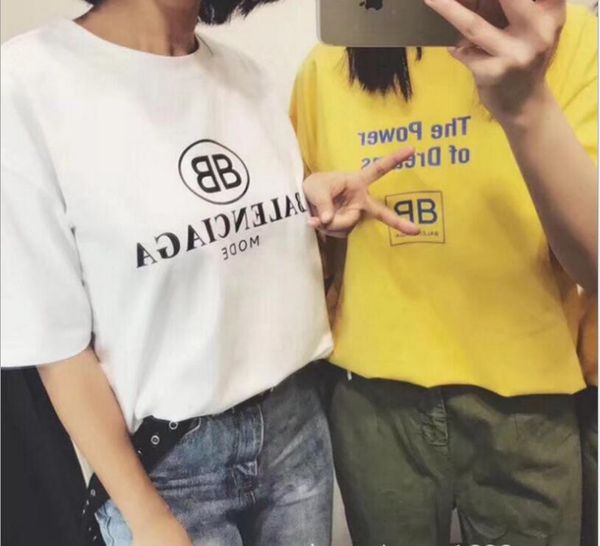 18 summer Europe and the United States tide brand Paris LOGO printing short-sleeved youth trend short sleeve men and women lovers T-shirt
18 summer Europe and the United States tide brand Paris LOGO printing short-sleeved youth trend short sleeve men and women lovers T-shirt