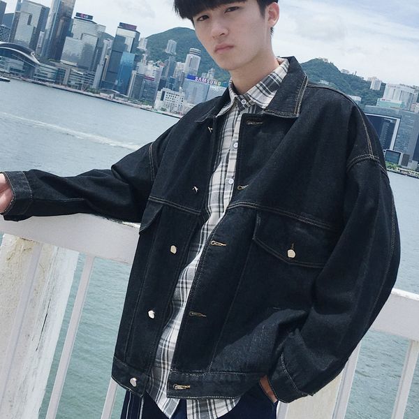 men's jackets autumn and winter youth temperament fashion business casual denim jacket wild shirt simple solid color loose warm, Black;brown
men's jackets autumn and winter youth temperament fashion business casual denim jacket wild shirt simple solid color loose warm, Black;brown