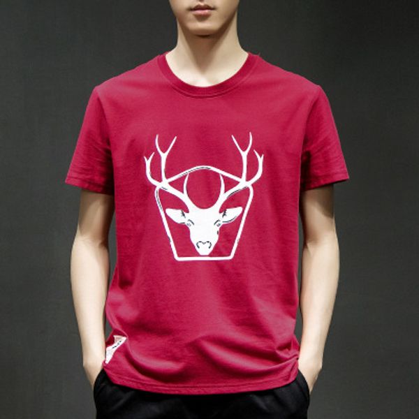 высокое качество майка мужчина хлопка короткие рукава crew neck tee shirt slim fit deer printed top одежда три цвета для мужчин, White;black
высокое качество майка мужчина хлопка короткие рукава crew neck tee shirt slim fit deer printed top одежда три цвета для мужчин, White;black