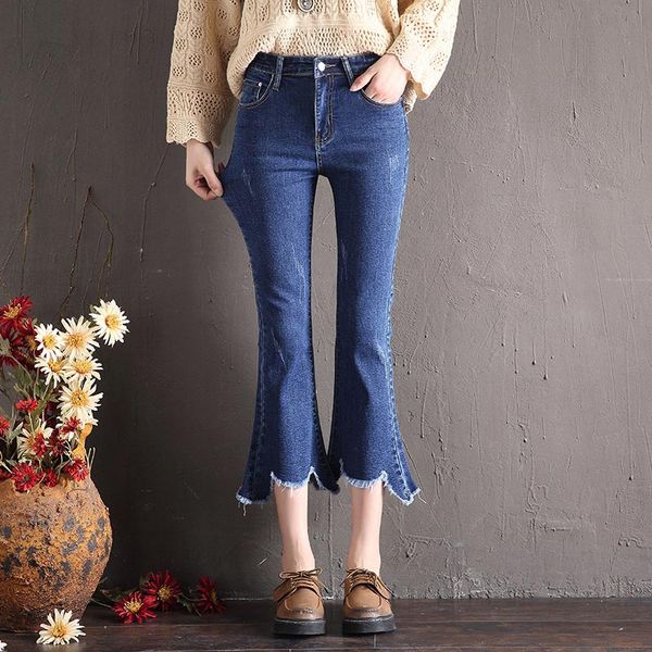 new fashion women's large size tight stretch pants high waist women's blue jeans casual slim denim pencil pants tassel c
new fashion women's large size tight stretch pants high waist women's blue jeans casual slim denim pencil pants tassel c