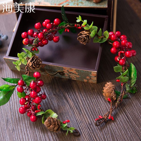 haimeikang new bridal forest flower headband for women color fruit wreath wedding hair accessories tiara and crown hairband
haimeikang new bridal forest flower headband for women color fruit wreath wedding hair accessories tiara and crown hairband