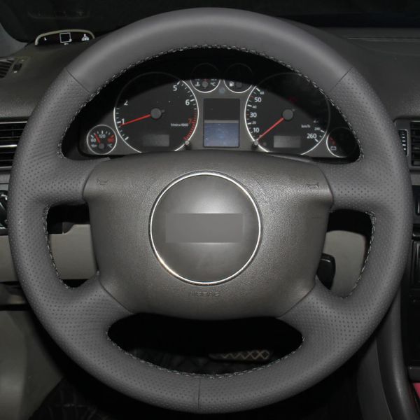 hand-stitched car steering wheel cover dark gray genuine leather for audi a6 2000-2004 audi a3 2000-2003
hand-stitched car steering wheel cover dark gray genuine leather for audi a6 2000-2004 audi a3 2000-2003
