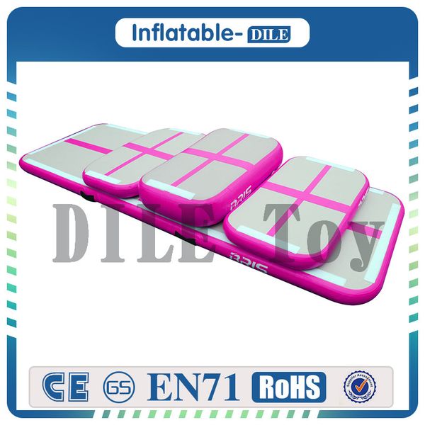 factory price sports equipment pink inflatable air track training set for sale with one pump
factory price sports equipment pink inflatable air track training set for sale with one pump