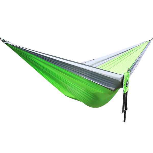 300 * 200 cm double parachute hammock, folding outdoor bed, you can own accessories 
300 * 200 cm double parachute hammock, folding outdoor bed, you can own accessories