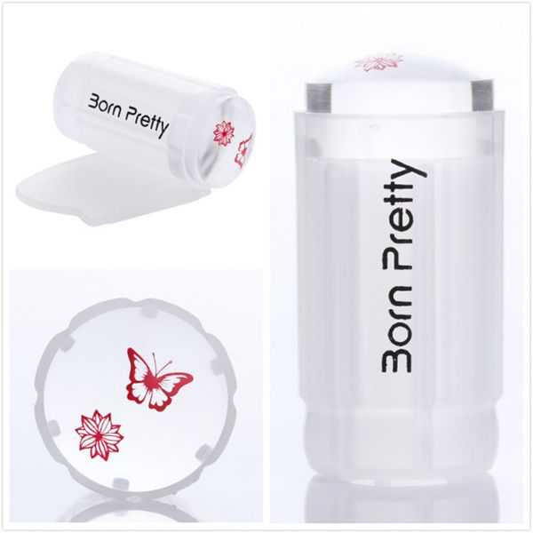 born pretty clear jelly silicone nail stamper 2.8cm manicure stamper scraper stamp nail art tool set, White
born pretty clear jelly silicone nail stamper 2.8cm manicure stamper scraper stamp nail art tool set, White