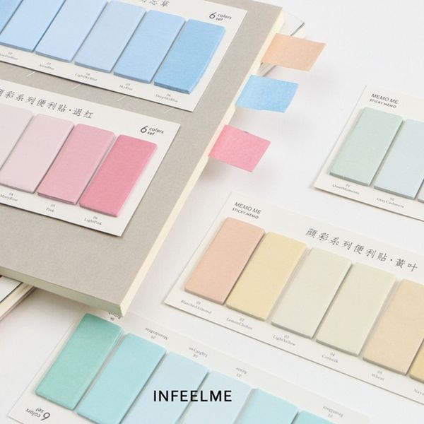 6 pcs water color sticky memo post memo pad removable adhesive sticker note scrapbooking stationery office school supplies a6914
6 pcs water color sticky memo post memo pad removable adhesive sticker note scrapbooking stationery office school supplies a6914