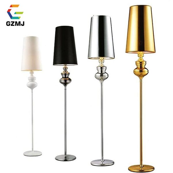 gzmj modern metal floor lamp black/white/gold/silver fabric lampshade standing lamp 110-240v e27 bedroom living room floor
gzmj modern metal floor lamp black/white/gold/silver fabric lampshade standing lamp 110-240v e27 bedroom living room floor