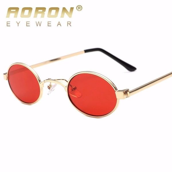 aoron small oval sunglasses men round 2018 metal frame gold black red small sun glasses for women round uv400, White;black
aoron small oval sunglasses men round 2018 metal frame gold black red small sun glasses for women round uv400, White;black