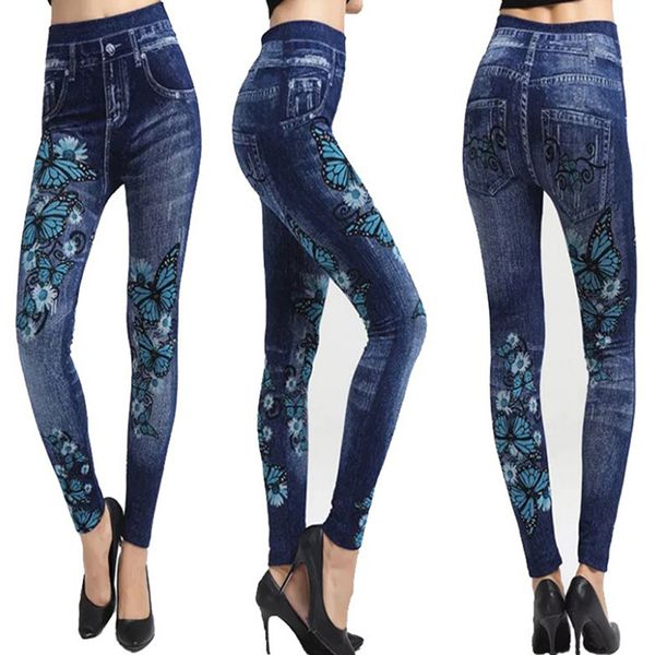 fashion high waist jeans elastic waist skinny long pants plus size women jeans ladies butterfly print, Blue
fashion high waist jeans elastic waist skinny long pants plus size women jeans ladies butterfly print, Blue