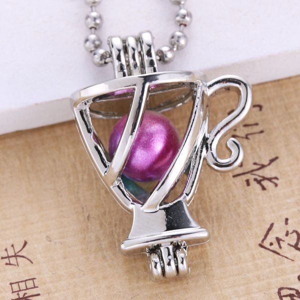 6pcs bright sier wine glasses jewelry making supplies pearl beads cage pendant essential oil diffuser trendy locket, Black
6pcs bright sier wine glasses jewelry making supplies pearl beads cage pendant essential oil diffuser trendy locket, Black