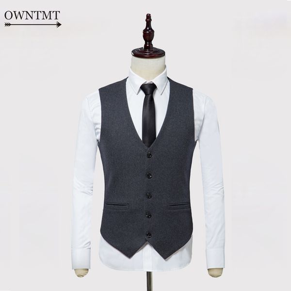 male british style woolen suit vest men 2018 spring autumn sleeveless wool vest waistcoat mens slim wedding business vests 5xl, Black;white
male british style woolen suit vest men 2018 spring autumn sleeveless wool vest waistcoat mens slim wedding business vests 5xl, Black;white